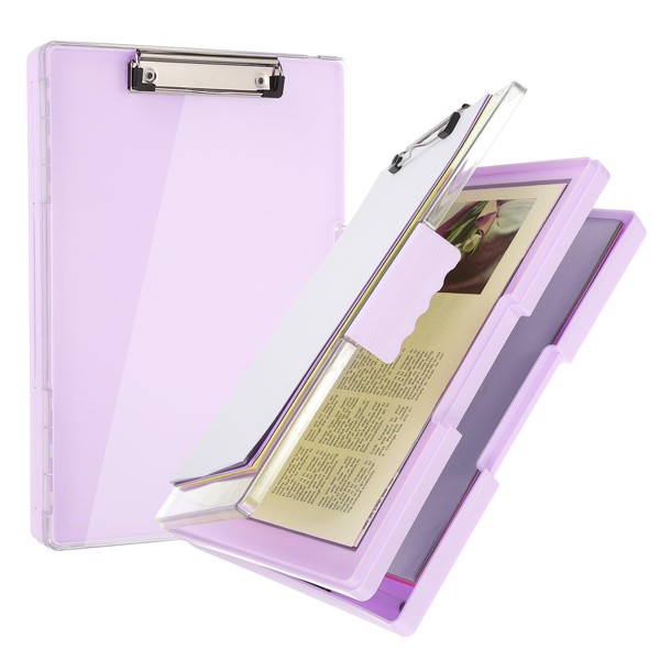 PATIKIL Clipboard with Storage 8.5x11 with Pen Holder A4 Legal