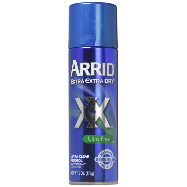 Arrid Extra Extra Dry XX Ultra Fresh Antiperspirant Deodorant, 6 oz, 2 Count