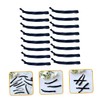 Gatuida Men's Elastic Hair Ties 30pcs No Crease Knotted Hair