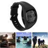 Multifunction Waterproof Intelligent Wrist Watch Sports Digital Step Counter WatchesBlack