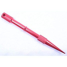 Red Marlin Spike Tightening Tool for Paracord and Leather Work
