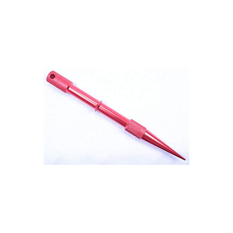 Red Marlin Spike Tightening Tool for Paracord and Leather Work