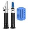 Seawater Salinity Refractometer,V-Resourcing Automatic Temperature Compensation Sea Water Salinity Measurer