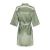Satin Kimono Robe Women – Silk Bathrobe Bridal, Lounge Robe