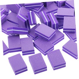 Baluue 50pcs Nail Buffer Block Sponges for Gel Nail Extensions Smoothing Polishing Tools Easy to Use Travel-friendly