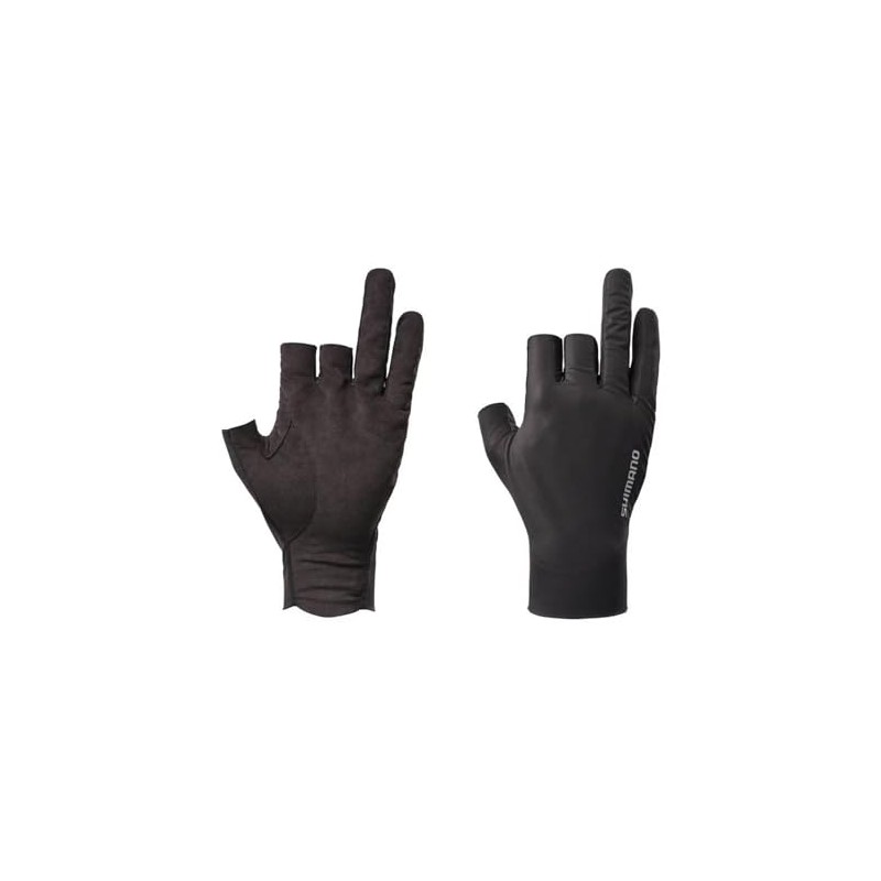 Shimano 05 Sensitive Gloves 3 Cut GL-006Y Black M
