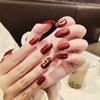 Set of 24 Medium Length Nail Tips for Wedding Party
