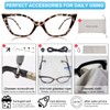 MARE AZZURO Cat Eye Reading Glasses Women Cute Readers 0