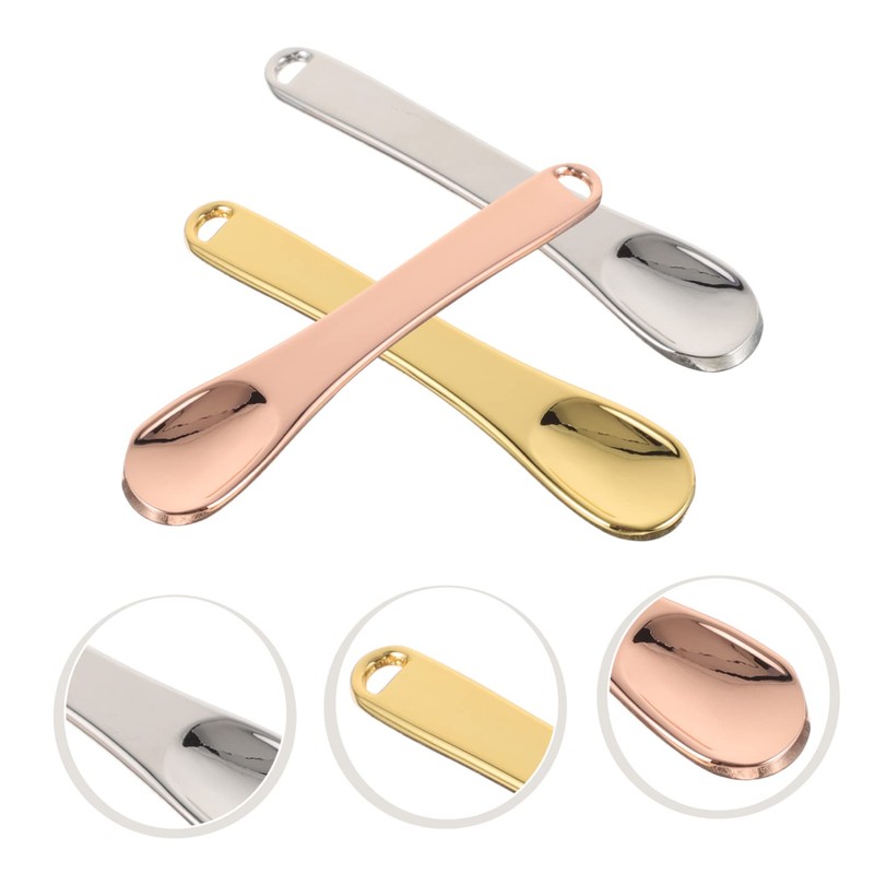 VILLFUL Makeup Scoop Spatula Set Mini Cosmetic Spatulas Skin Care