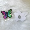 Celamirio Iridescence Butterfly Stickers Disposable Nipple Covers 2 Pairs