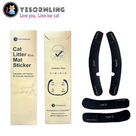 Cat Litter Mat Sticker,Compatible with Neakasa M1 Open-Top Self Cleaning Cat Litter Box,Leak-Proof,Scratch-Resistant,Easily cleaned,1 Pack