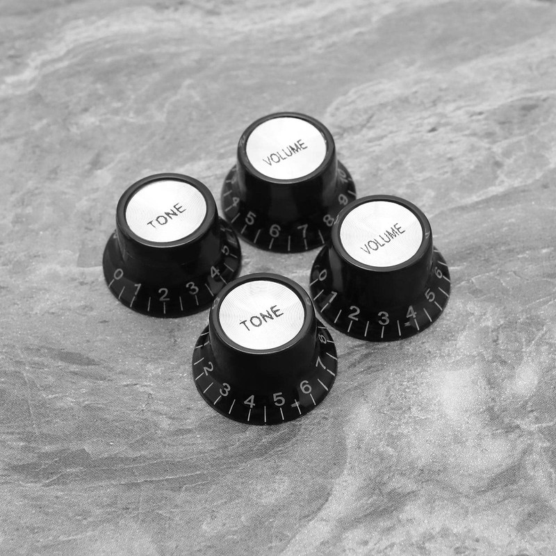 YINETTECH 4PCS Volume Tone Control Knobs Compatible with Fender Compatible