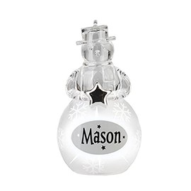 Angels and Snowmen Light Up Hanging Christmas Decorations Mason Snowman