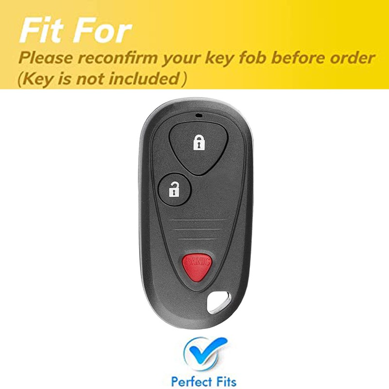 QIXIUBIA Keyless Entry Remote for Acura Key Fob Cover Protective