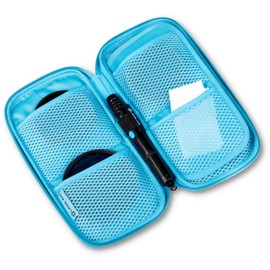 LENS-AID Filter bag for round filters with compartments for filters up to 82 mm, storage bag for polarising filter, UV filter, camera lid etc.