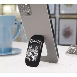 Unbranded Custom ANY Family Crest Coat of Arms Gift Phone Holder Adjustable Click-On Grip