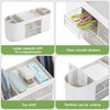 MumdoYAL Desk Organiser with 6 Compartments and 3 Drawers -