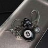 Dhdfisd 8 Ball Keychain Y2K Star Dice Billiards Keychin Lucky