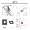 Mounting Material Angle Fixing, Aluminium Profile 20 x 20 and