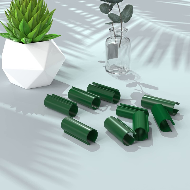 Jetec 16 Pcs Summer Clamp for PVC Pipe Greenhouses, Row