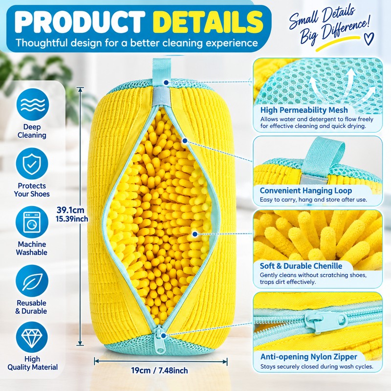 Shoe Washing Machine Bag for Sneakers & Casual Shoes –