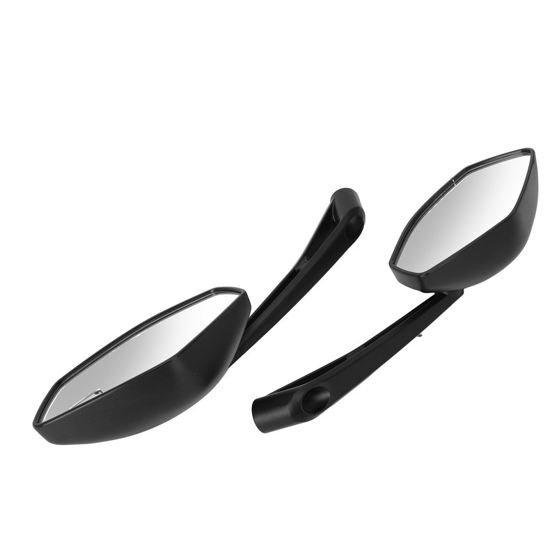 2PCS Motorcycle Rearview Mirror Clear Vision Wide Angle Shockproof Handlebar