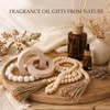 2 Pieces Decorative Wood Knot Link Chain Decor and Bead