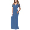 AUSELILY Dresses for Women 2026 Elegant Classy Lace Short Sleeve
