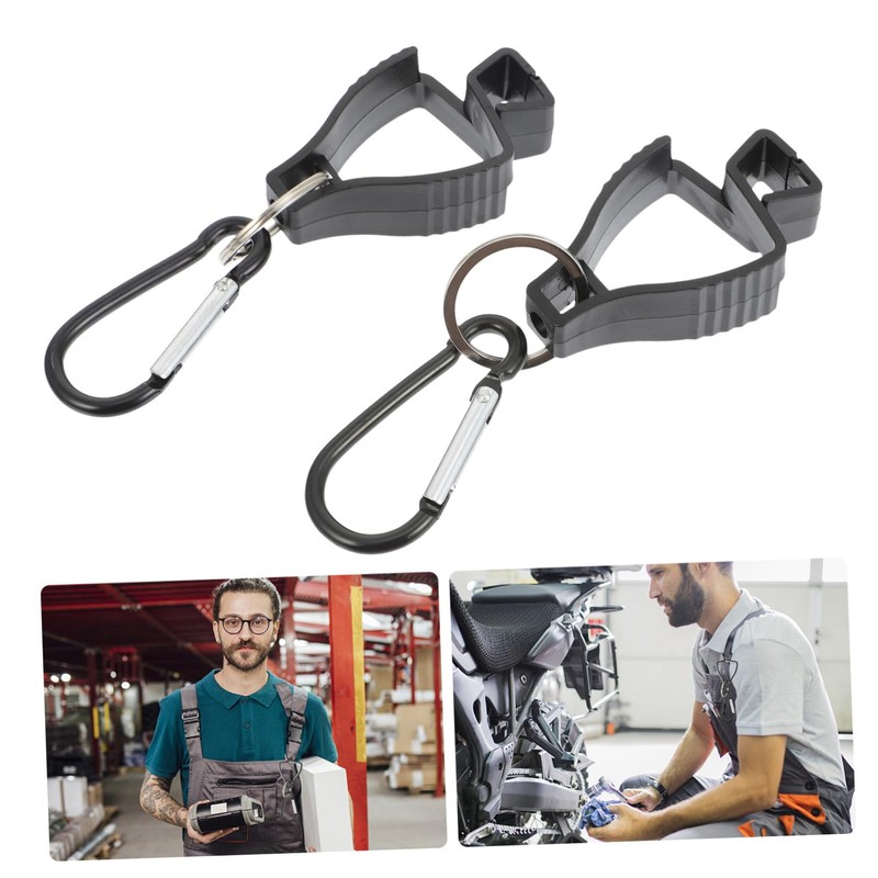 DOITOOL 6pcs Glove Clips for Work Outdoor Glove Holder Convenient