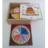 D. Imprehispanica Pastel De Fracciones Circulares Madera Matemático Didáctico