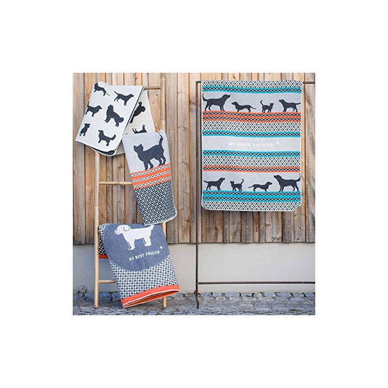 David Fussenegger 62296079 Pet Blanket Dogs Allover, 70 x 90