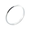 Sterling Silver 2mm Band Ring In Sizes G-Z (X)