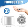 2 PCS 6MM Satin Steel Spare Universal Dimmer Knob, Light