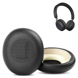 Elite 45h Ear Pads, HAIZEEN Ear Pads Compatible with Jabra Elite 45h Wireless On-Ear Headphones Ear Pads Replacement Cushion (Protein Skin/Memory Foam)