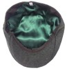 Guinness Traditional Style Tweed Patch Flat Cap With Harp Design