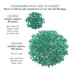 Galashield Green Marbles for Vases | Glass Beads Bulk Fillers,