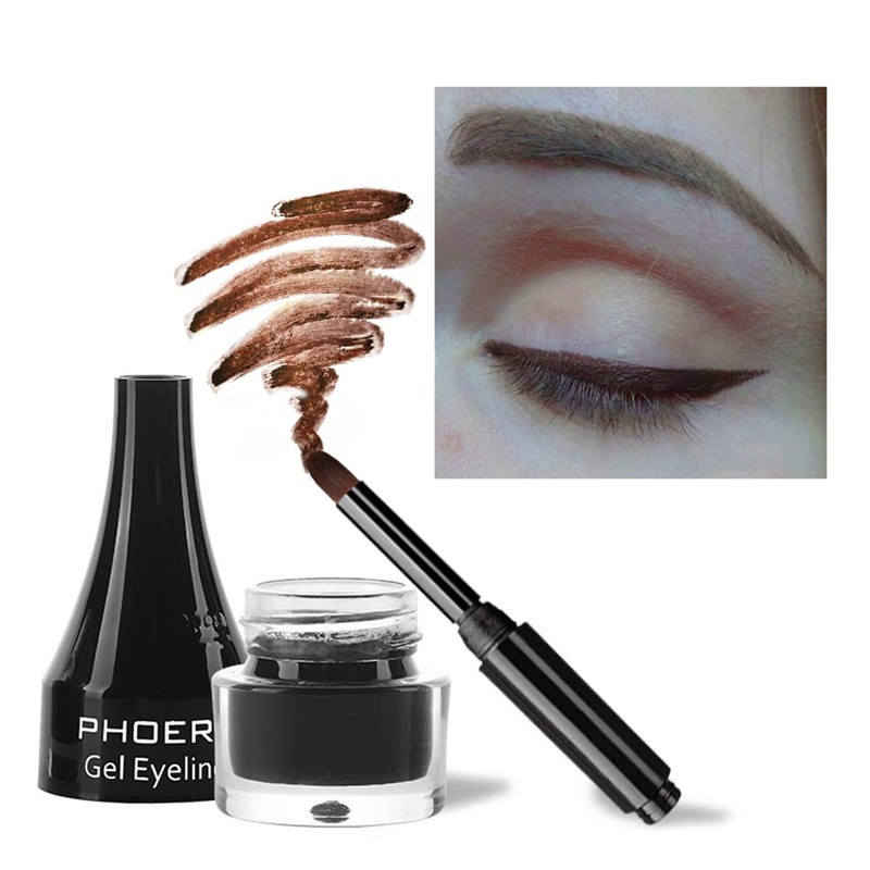 PHOERA GEL EYELINER LONG LASTING WATERPROOF SMUDGE PROOF 24H MAKEUP