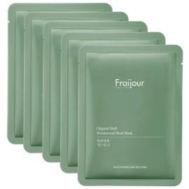 Preju 프레쥬 오리지날허브 자연약쑥 시트마스크 마스크팩 1일1팩 (23ml*5매) (1/2세트 택1) Preju Original Herb Natural Mugwort Sheet Mask Sheet Pack 1 Pack per Day (23ml*5 Sheets) (Choose 1 of 1/2 Set)