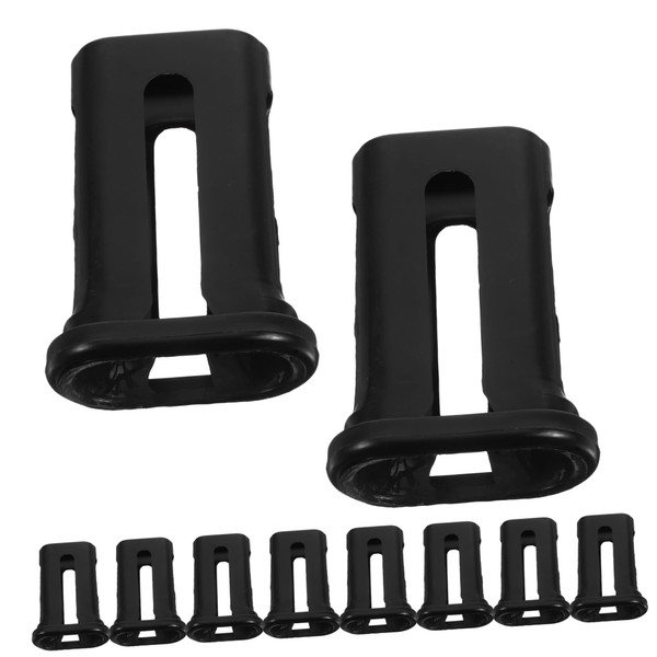 CAXUSD 12pcs Strong Chair Leg Caps Plastic Floor Protectors for