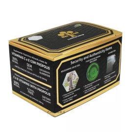 BrazilBeePropolis 6 Bottles of Brazil Wax Green Bee Propolis 500mg (60 Capsules) - Immune Booster