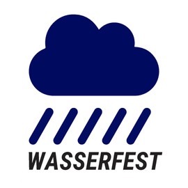 Stickers: 200 x 30 mm, Pack of 6, Group 1, Water, Pipeline Marking, According to DIN 2403, Language: German, No Drinking Water