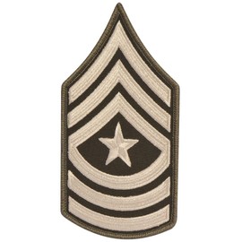 Army AGSU Sgt. Major E-9 Cloth Rank - Male