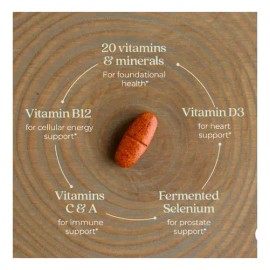 Multivitamínico Diario Para Hombre 55 New Chapter 72 Tablet Sabor Sin Sabor                                                                           