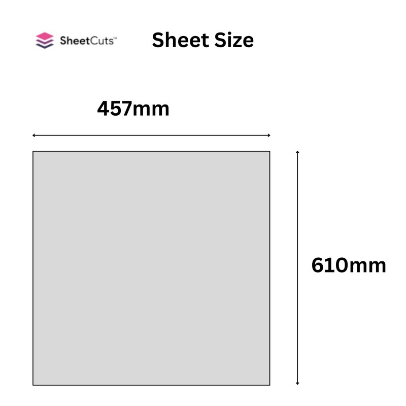 610mm x 457mm 2mm acrylic sheet for greenhouse glass replacement