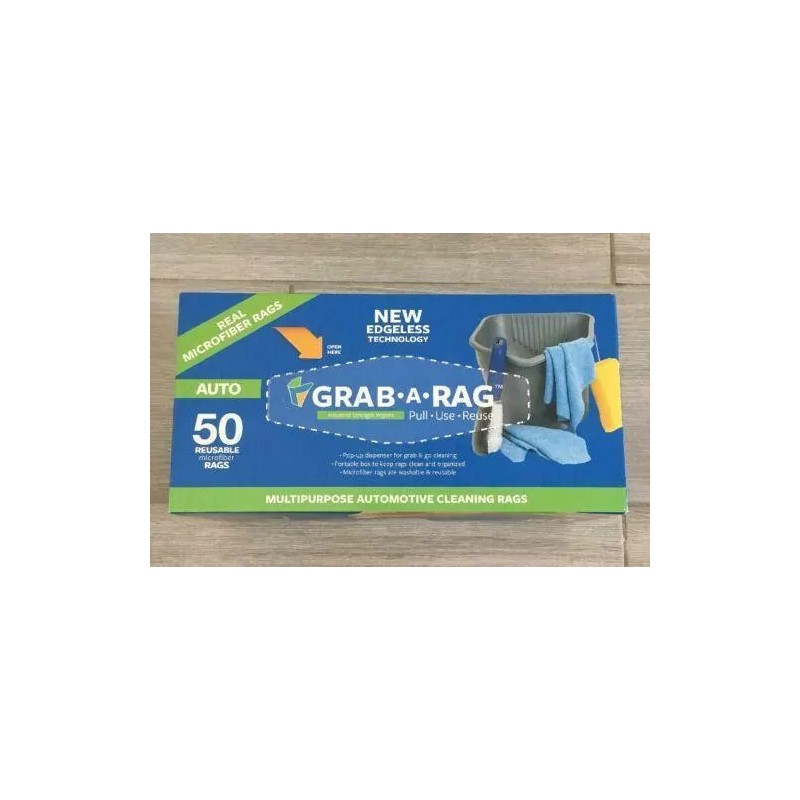 MyRide Grab-A-Rag 50 Pack Reusable Microfiber 12" X 12" Towels