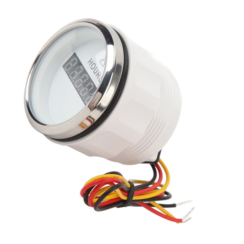 DC 9‑32V 52MM Boat Round Digital Hour Meter High Precise