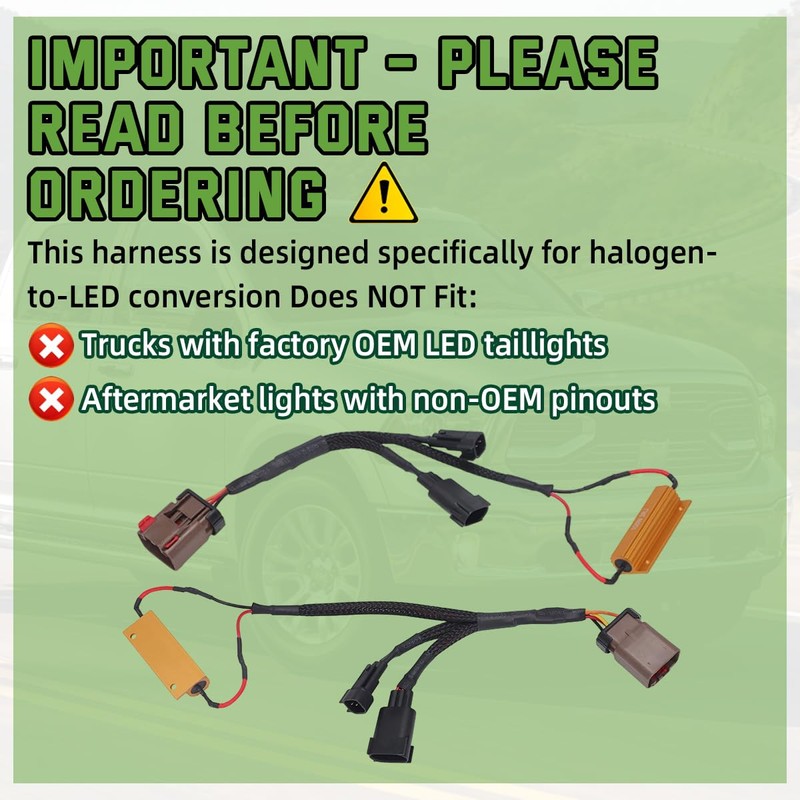 for Dodge Ram 2009-2018 Halogen to OEM LED Tail Light