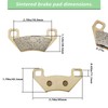 Sintered Brake Pads Front and Rear for Arctic Cat 1000