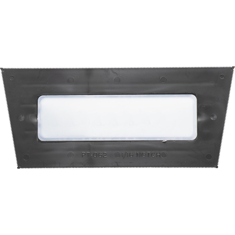 Marshalltown 16274 Plastic Blade V-Notch Trowel ~ 1/16" x 3/16"