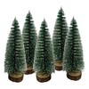 Genérico 5 Pino Arbol Miniatura Adorno Navidad Artificial Mini 15cm
